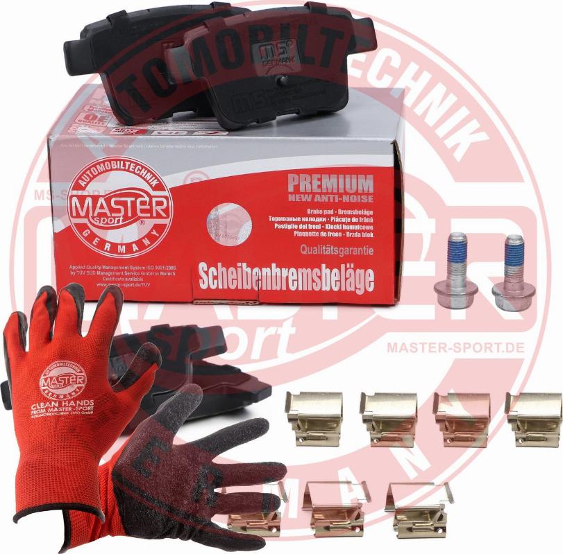 MASTER-SPORT GERMANY 13046038312N-SET-MSP - Kit de plaquettes de frein, frein à disque cwaw.fr