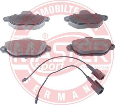 MASTER-SPORT GERMANY 13046038382N-SET-MS - Kit de plaquettes de frein, frein à disque cwaw.fr