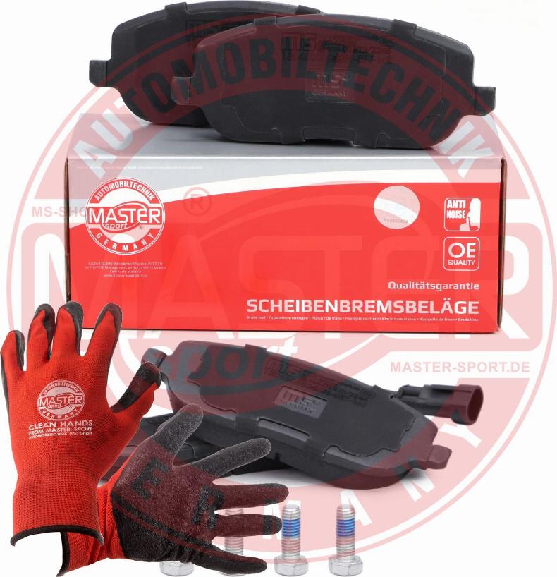 MASTER-SPORT GERMANY 13046038242N-SET-MSP - Kit de plaquettes de frein, frein à disque cwaw.fr