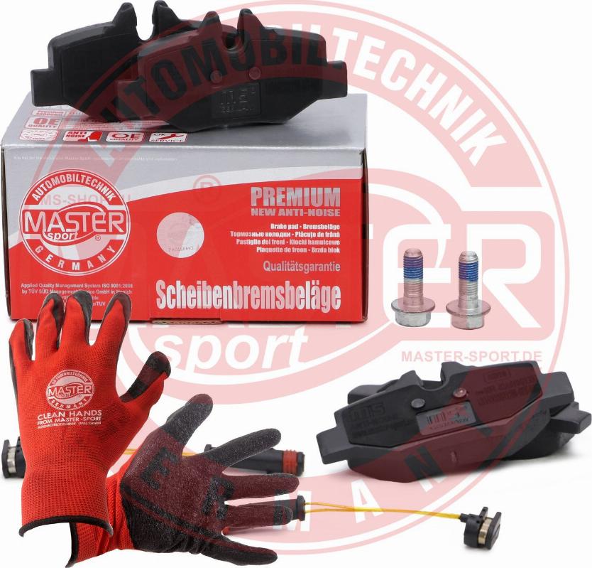 MASTER-SPORT GERMANY 13046038212N-SET-MSP - Kit de plaquettes de frein, frein à disque cwaw.fr