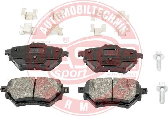 MASTER-SPORT GERMANY 13046038712N-SET-MS - Kit de plaquettes de frein, frein à disque cwaw.fr