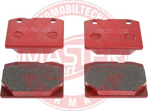 MASTER-SPORT GERMANY 13046029662E-SET-MS - Kit de plaquettes de frein, frein à disque cwaw.fr