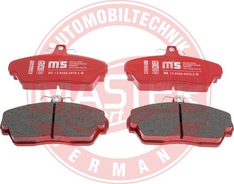 MASTER-SPORT GERMANY 13046029702-SET-MS - Kit de plaquettes de frein, frein à disque cwaw.fr