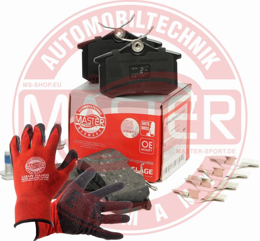 MASTER-SPORT GERMANY 13046028942N-SET-MSP - Kit de plaquettes de frein, frein à disque cwaw.fr