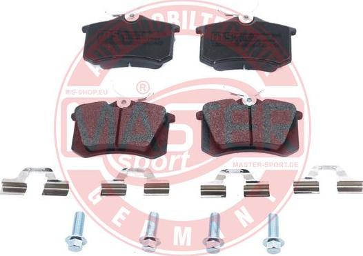 MASTER-SPORT GERMANY 13046028452N-SET-MS - Kit de plaquettes de frein, frein à disque cwaw.fr