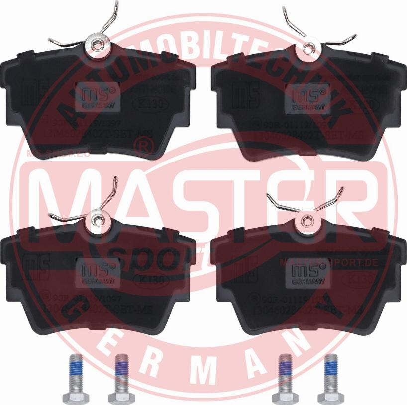 MASTER-SPORT GERMANY 13046028402T-SET-MS - Kit de plaquettes de frein, frein à disque cwaw.fr