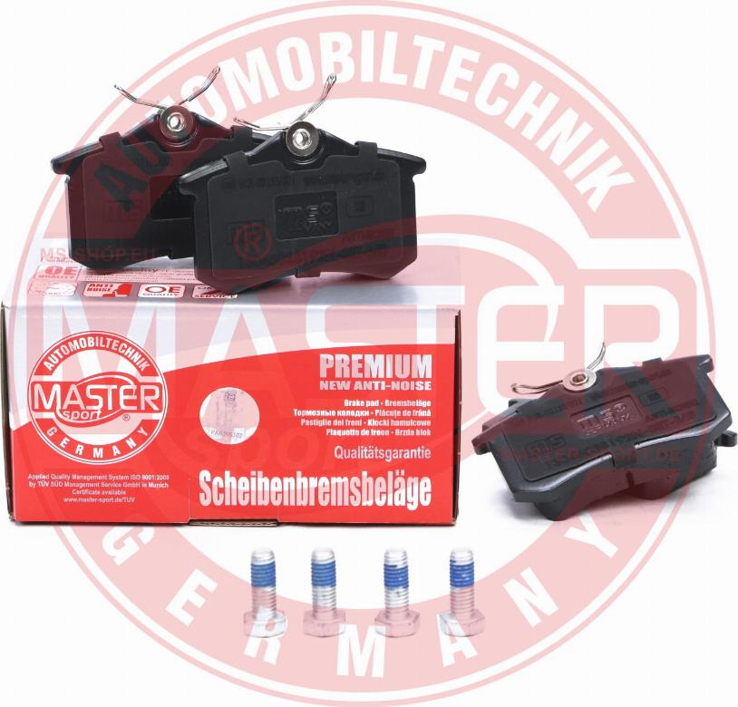 MASTER-SPORT GERMANY 13046028192N-SET-MS - Kit de plaquettes de frein, frein à disque cwaw.fr