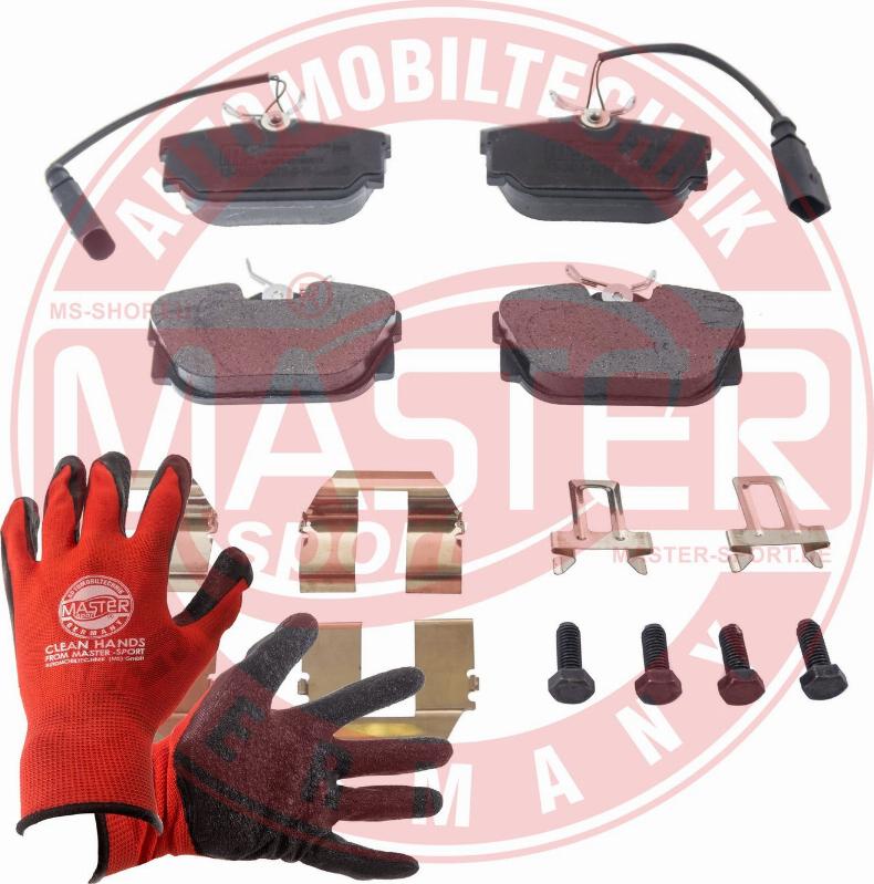 MASTER-SPORT GERMANY 13046028722N-SET-MSP - Kit de plaquettes de frein, frein à disque cwaw.fr