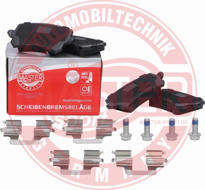 MASTER-SPORT GERMANY 13046027492T-SET-MS - Kit de plaquettes de frein, frein à disque cwaw.fr