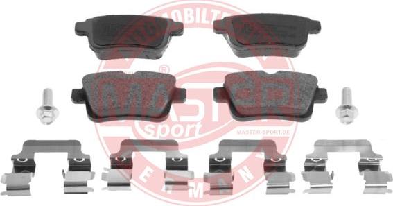 MASTER-SPORT GERMANY 13046027442N-SET-MS - Kit de plaquettes de frein, frein à disque cwaw.fr