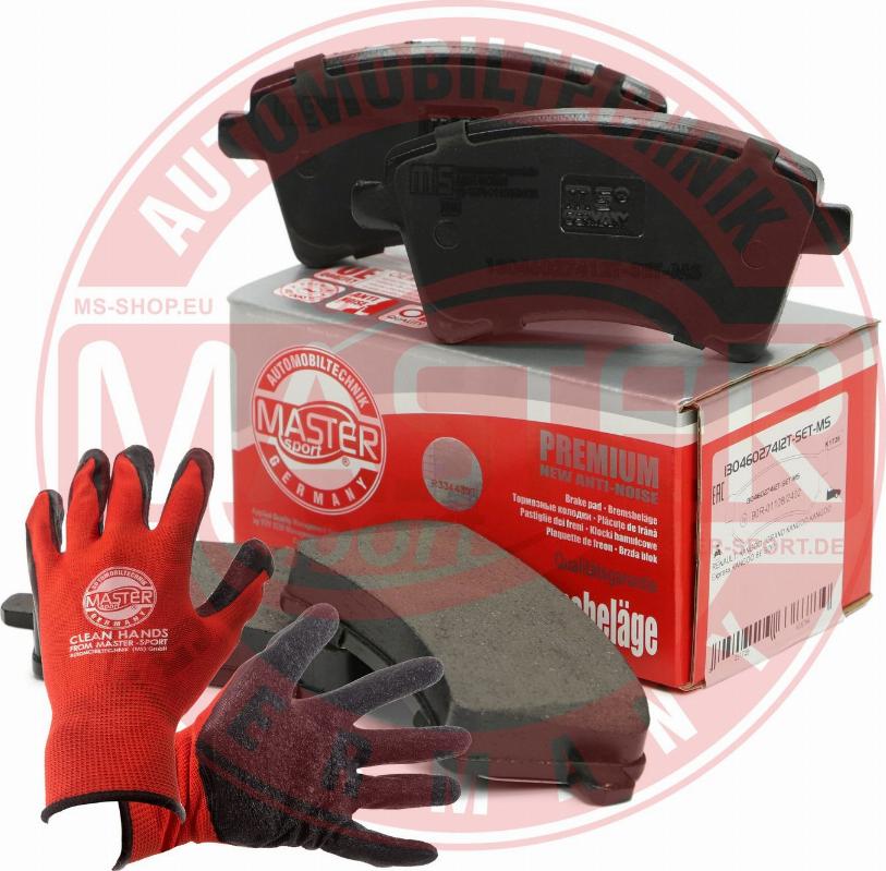 MASTER-SPORT GERMANY 13046027412T-SET-MSP - Kit de plaquettes de frein, frein à disque cwaw.fr