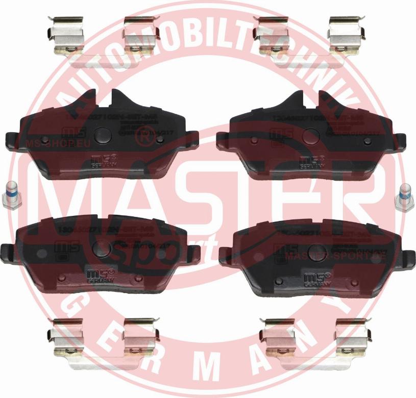 MASTER-SPORT GERMANY 13046027102N-SET-MS - Kit de plaquettes de frein, frein à disque cwaw.fr