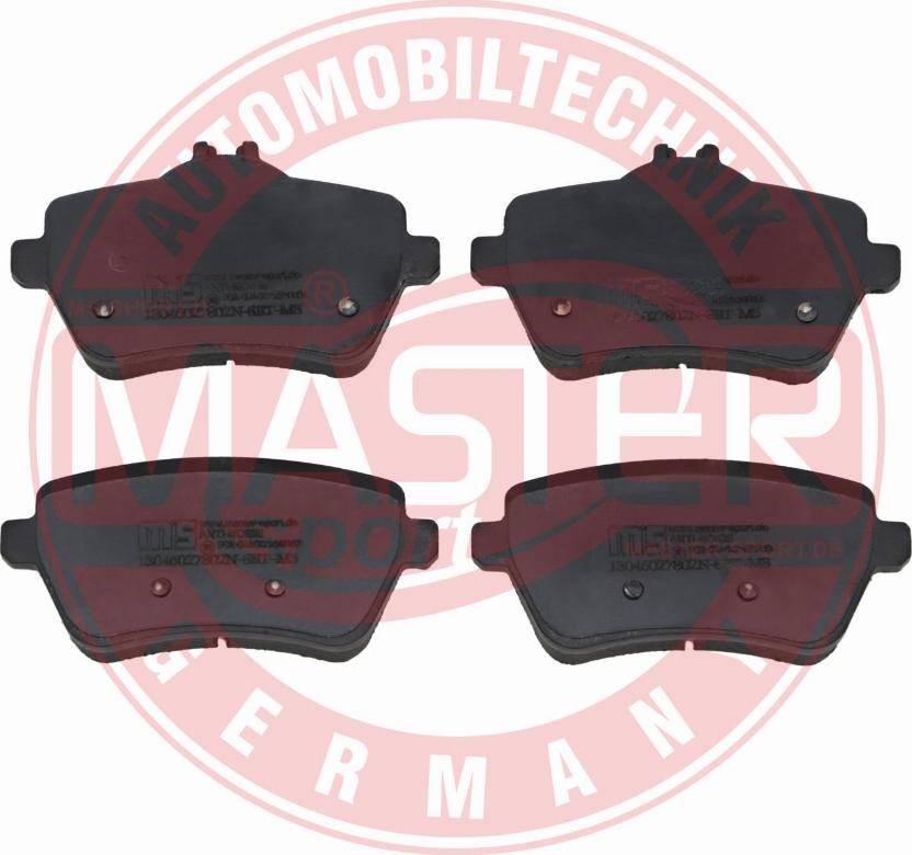 MASTER-SPORT GERMANY 13046027802N-SET-MS - Kit de plaquettes de frein, frein à disque cwaw.fr