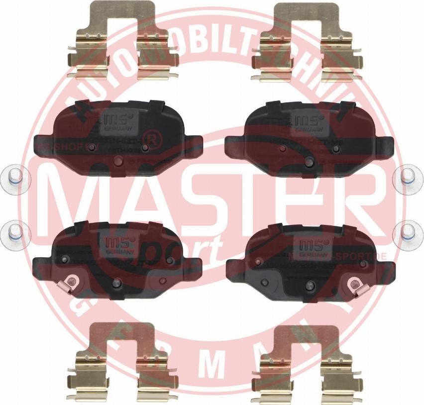 MASTER-SPORT GERMANY 13046027832N-SET-MS - Kit de plaquettes de frein, frein à disque cwaw.fr