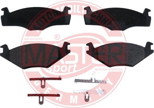 MASTER-SPORT GERMANY 13046070592N-SET-MS - Kit de plaquettes de frein, frein à disque cwaw.fr