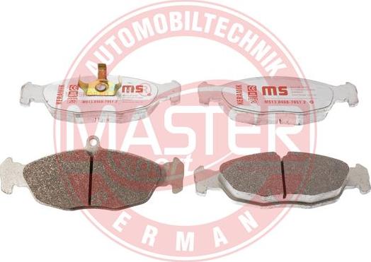 MASTER-SPORT GERMANY 13046070512K-SET-MS - Kit de plaquettes de frein, frein à disque cwaw.fr