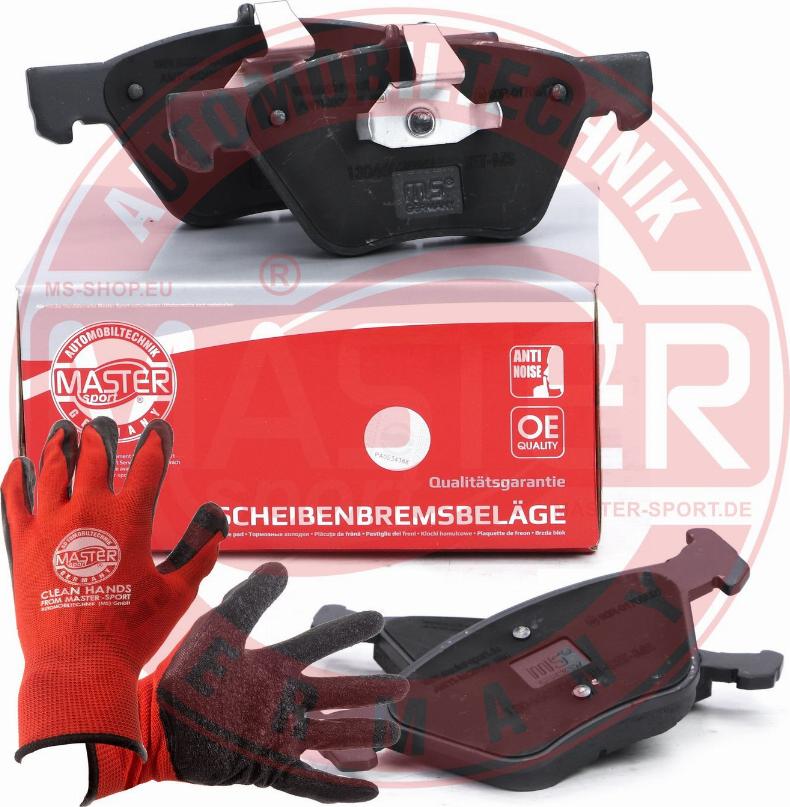 MASTER-SPORT GERMANY 13046070872N-SET-MSP - Kit de plaquettes de frein, frein à disque cwaw.fr