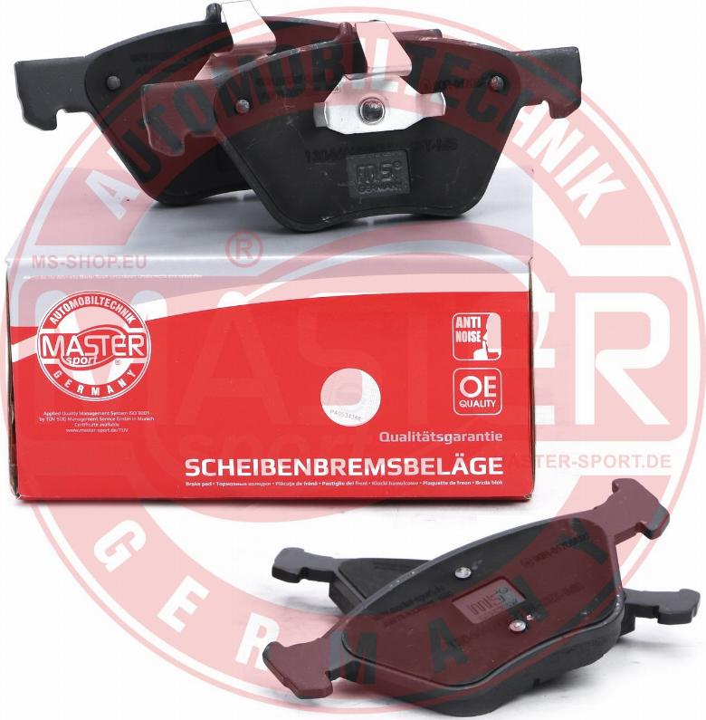 MASTER-SPORT GERMANY 13046070872N-SET-MS - Kit de plaquettes de frein, frein à disque cwaw.fr