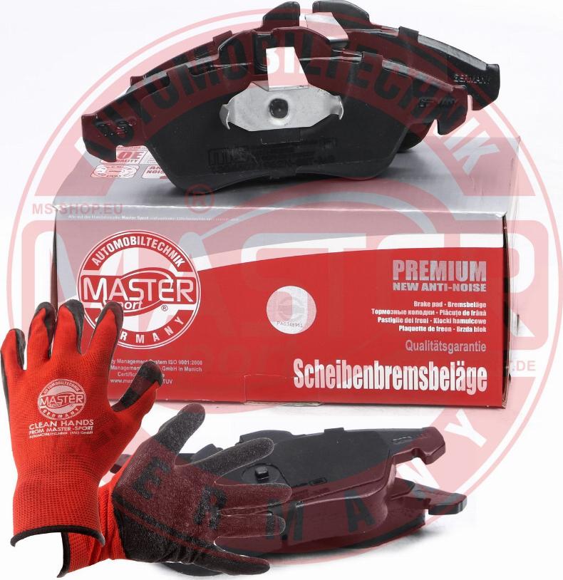 MASTER-SPORT GERMANY 13046071962N-SET-MSP - Kit de plaquettes de frein, frein à disque cwaw.fr