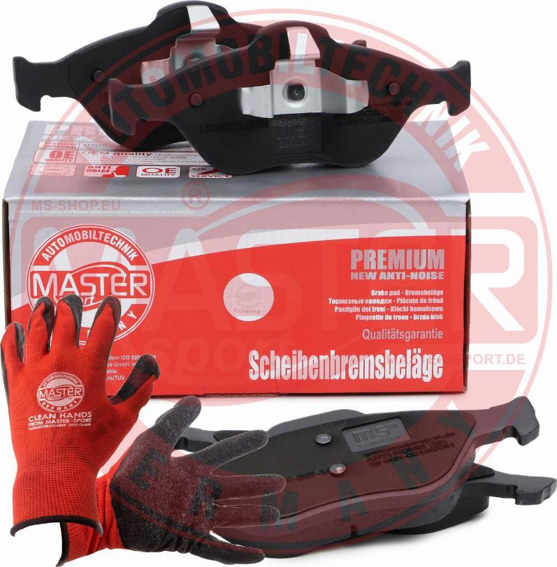 MASTER-SPORT GERMANY 13046071422N-SET-MSP - Kit de plaquettes de frein, frein à disque cwaw.fr