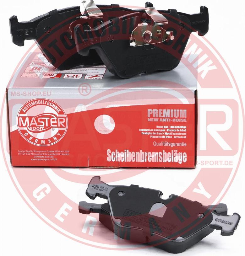 MASTER-SPORT GERMANY 13046071552N-SET-MS - Kit de plaquettes de frein, frein à disque cwaw.fr