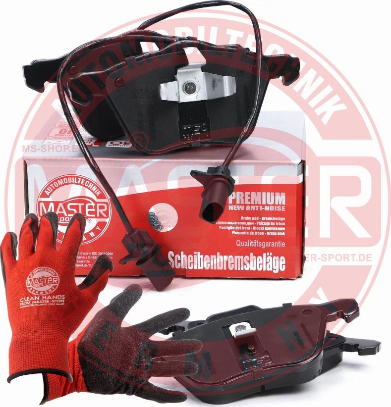 MASTER-SPORT GERMANY 13046071532N-SET-MSP - Kit de plaquettes de frein, frein à disque cwaw.fr