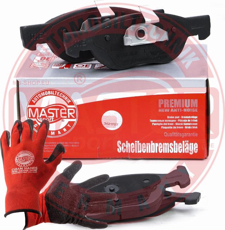 MASTER-SPORT GERMANY 13046071332N-SET-MSP - Kit de plaquettes de frein, frein à disque cwaw.fr