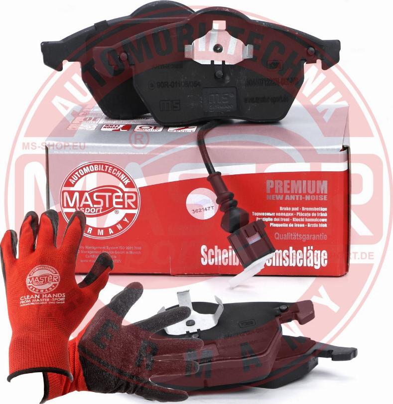 MASTER-SPORT GERMANY 13046071222N-SET-MSP - Kit de plaquettes de frein, frein à disque cwaw.fr