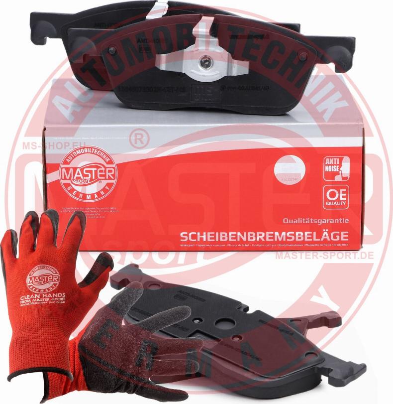 MASTER-SPORT GERMANY 13046073302N-SET-MSP - Kit de plaquettes de frein, frein à disque cwaw.fr