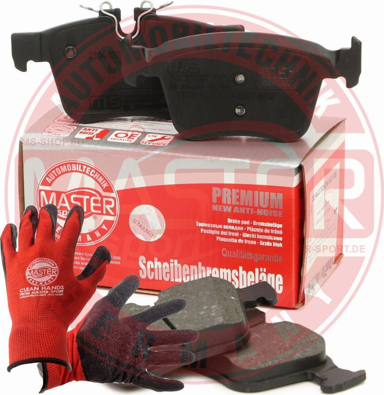 MASTER-SPORT GERMANY 13046073262N-SET-MSP - Kit de plaquettes de frein, frein à disque cwaw.fr