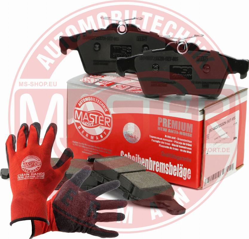 MASTER-SPORT GERMANY 13046072532N-SET-MSP - Kit de plaquettes de frein, frein à disque cwaw.fr