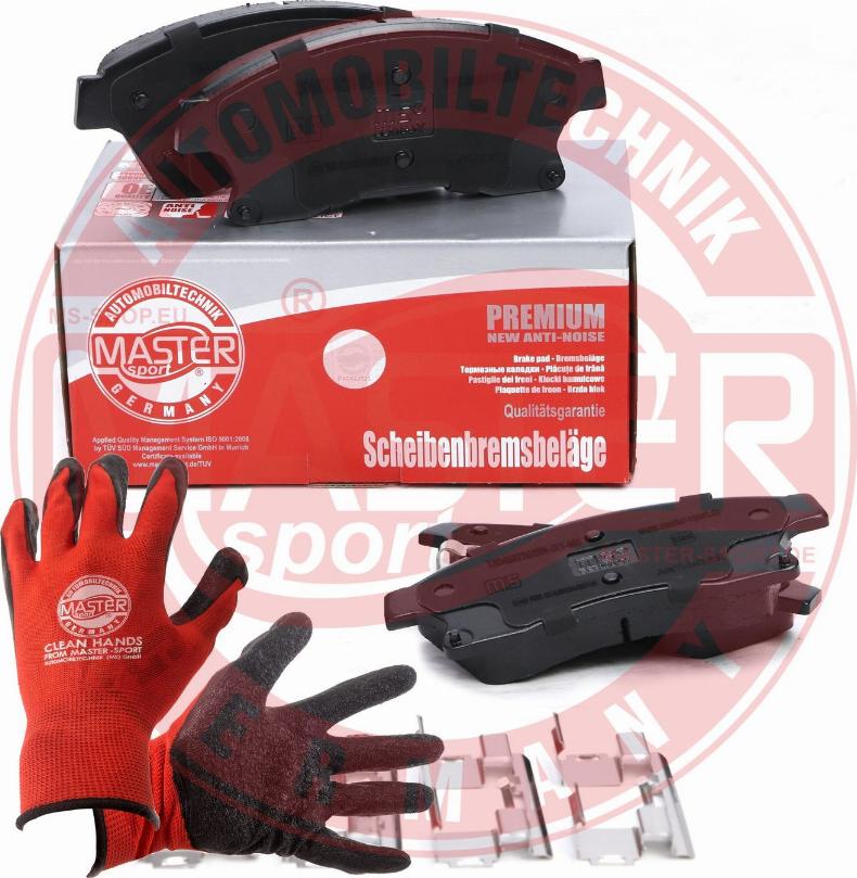 MASTER-SPORT GERMANY 13046072622N-SET-MSP - Kit de plaquettes de frein, frein à disque cwaw.fr