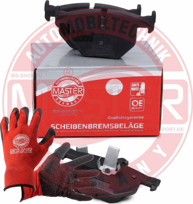 MASTER-SPORT GERMANY 13046072322N-SET-MSP - Kit de plaquettes de frein, frein à disque cwaw.fr