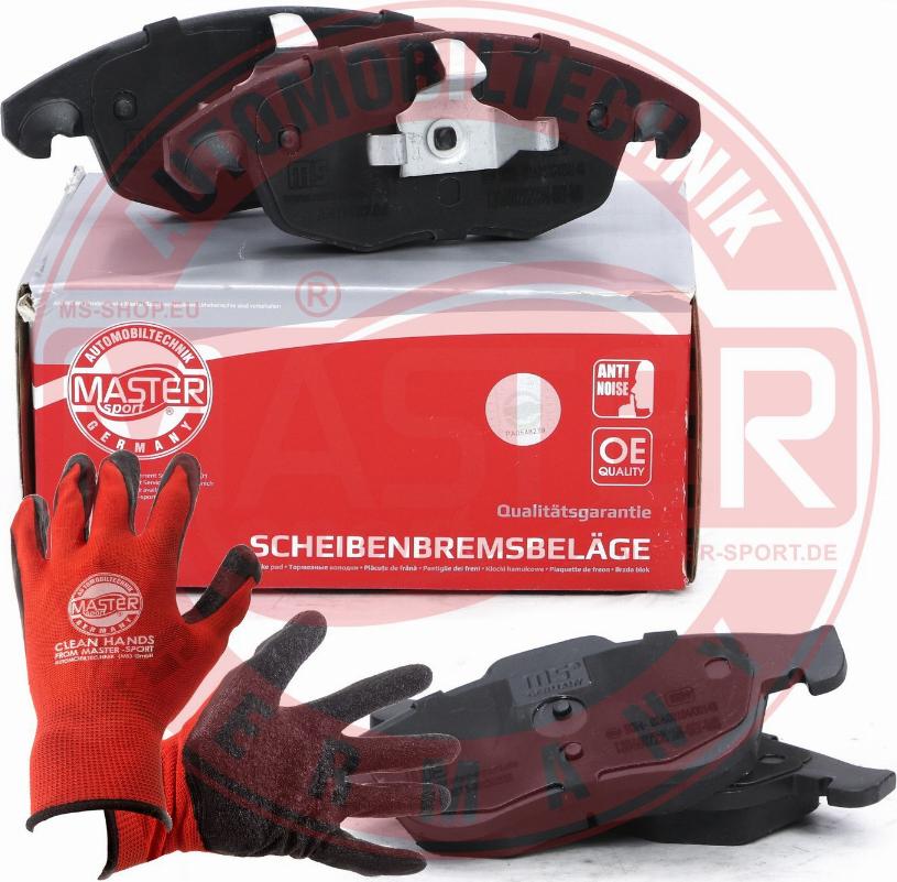 MASTER-SPORT GERMANY 13046072292N-SET-MSP - Kit de plaquettes de frein, frein à disque cwaw.fr