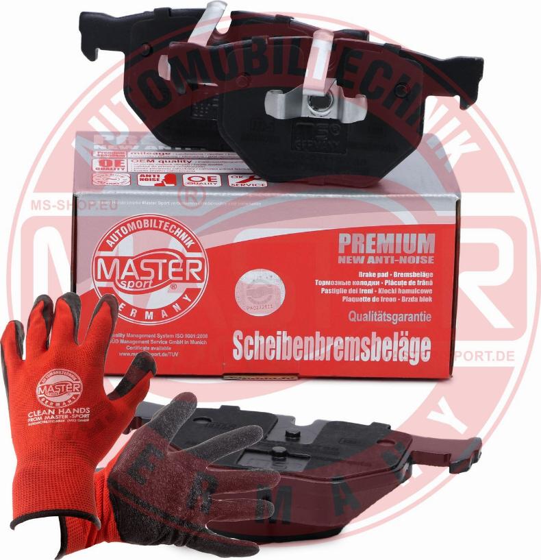 MASTER-SPORT GERMANY 13046072252N-SET-MSP - Kit de plaquettes de frein, frein à disque cwaw.fr