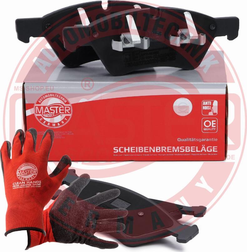 MASTER-SPORT GERMANY 13046072202N-SET-MSP - Kit de plaquettes de frein, frein à disque cwaw.fr