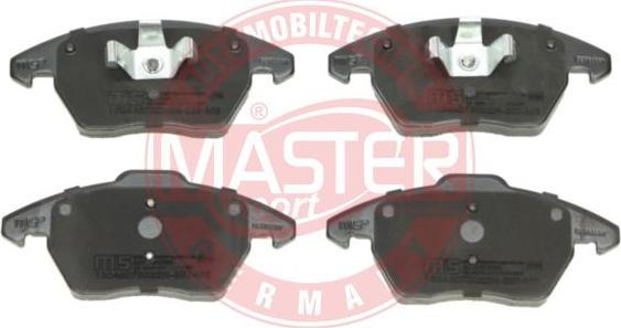 MASTER-SPORT GERMANY 13046072202N-SET-MS - Kit de plaquettes de frein, frein à disque cwaw.fr