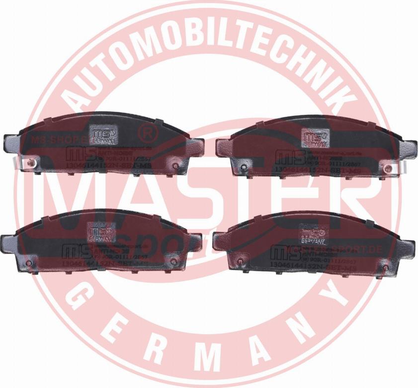 MASTER-SPORT GERMANY 13046144152N-SET-MS - Kit de plaquettes de frein, frein à disque cwaw.fr