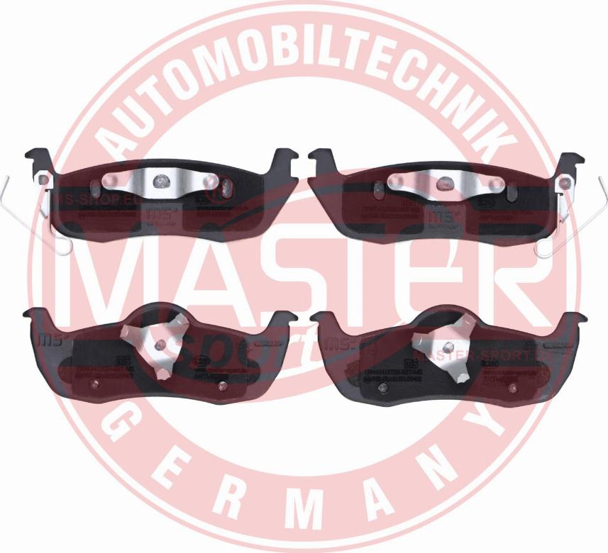 MASTER-SPORT GERMANY 13046141372N-SET-MS - Kit de plaquettes de frein, frein à disque cwaw.fr