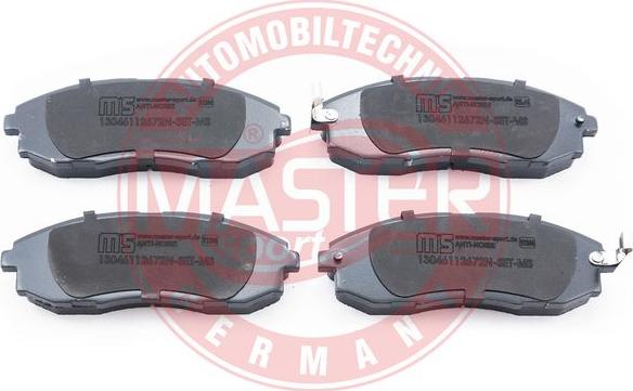 MASTER-SPORT GERMANY 13046112672N-SET-MS - Kit de plaquettes de frein, frein à disque cwaw.fr