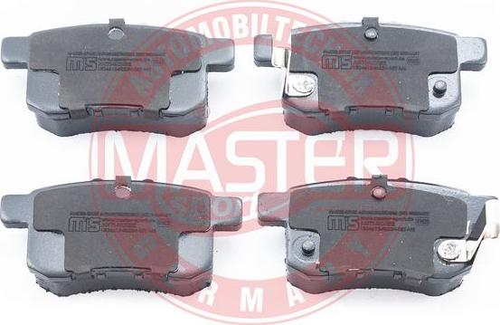 MASTER-SPORT GERMANY 13046134822N-SET-MS - Kit de plaquettes de frein, frein à disque cwaw.fr