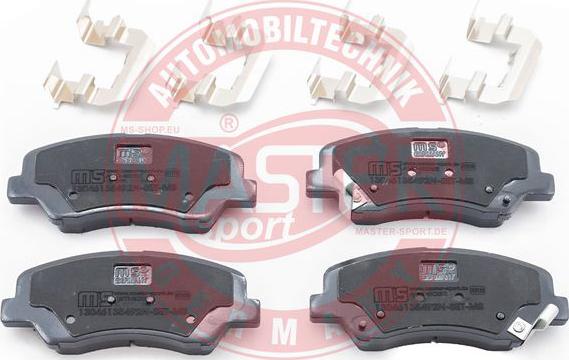 MASTER-SPORT GERMANY 13046135492N-SET-MS - Kit de plaquettes de frein, frein à disque cwaw.fr