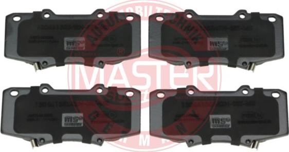 MASTER-SPORT GERMANY 13046135342N-SET-MS - Kit de plaquettes de frein, frein à disque cwaw.fr