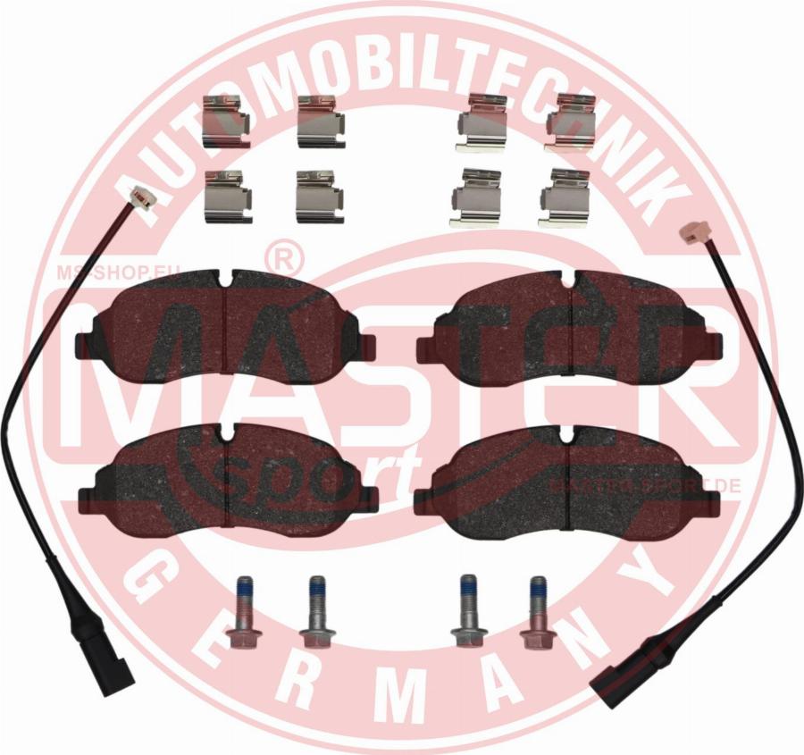 MASTER-SPORT GERMANY 13046121172N-SET-MS - Kit de plaquettes de frein, frein à disque cwaw.fr