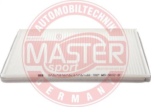 MASTER-SPORT GERMANY 3032-IF-PCS-MS - Filtre, air de l'habitacle cwaw.fr