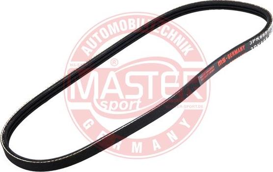 MASTER-SPORT GERMANY 3PK665-PCS-MS - Courroie trapézoïdale à nervures cwaw.fr