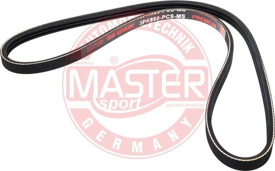 MASTER-SPORT GERMANY 3PK880-PCS-MS - Courroie trapézoïdale à nervures cwaw.fr