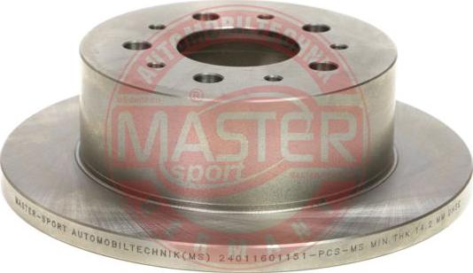 MASTER-SPORT GERMANY 24011601151-PCS-MS - Disque de frein cwaw.fr