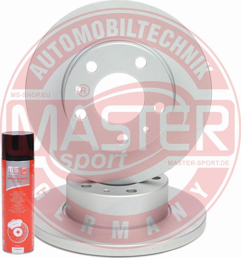 MASTER-SPORT GERMANY 24011601291-SET-MSP - Disque de frein cwaw.fr