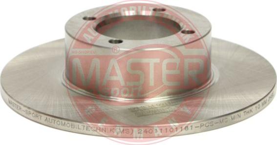 MASTER-SPORT GERMANY 24011101160-PCS-MS - Disque de frein cwaw.fr